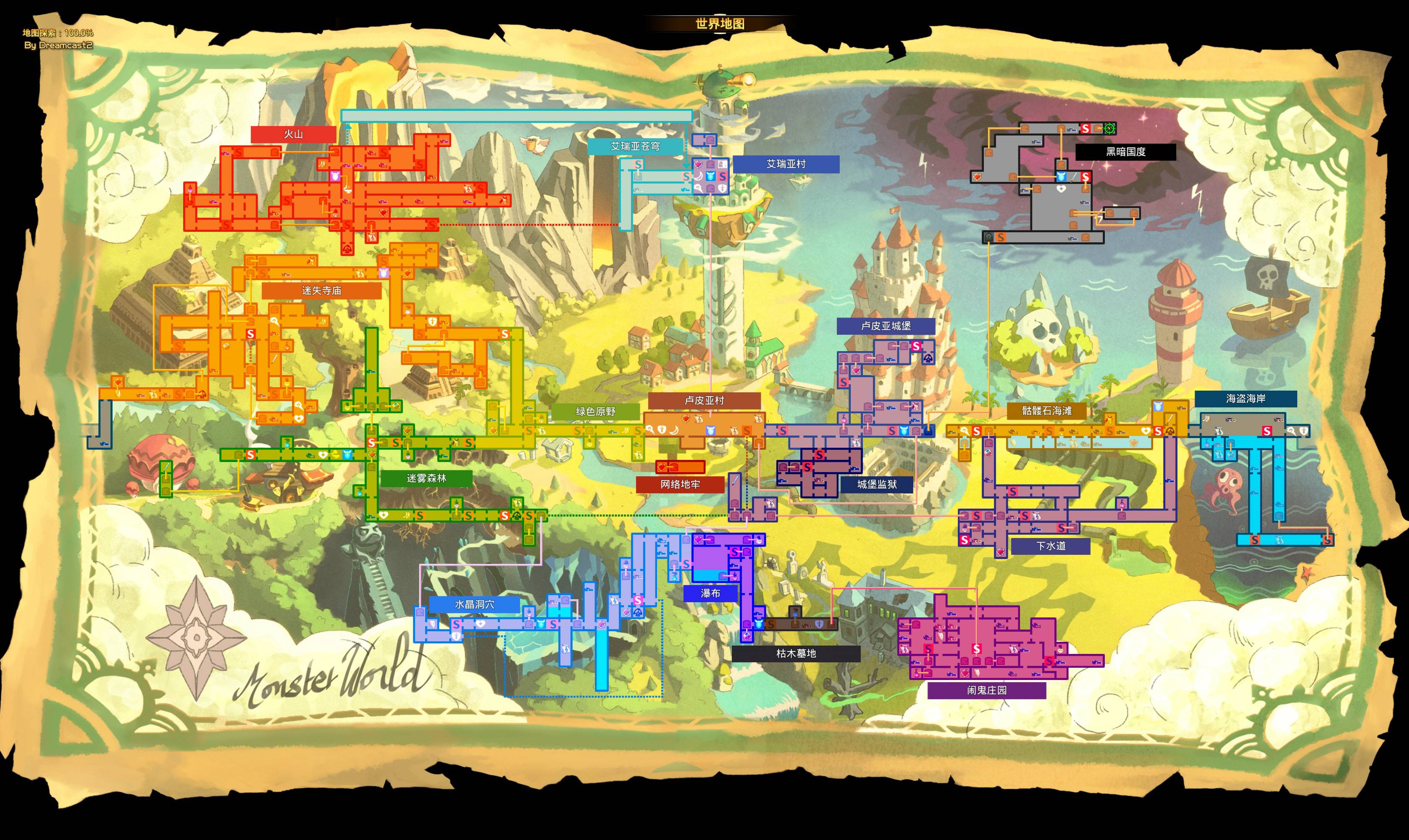 全收集地图展示